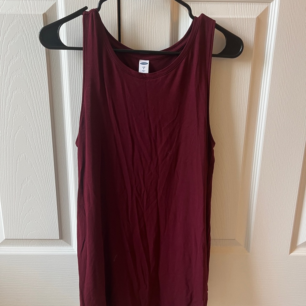 Old Navy Burgundy Tank Top
